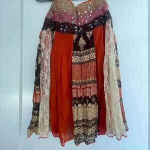 Bohemian Multicolor Lace Top